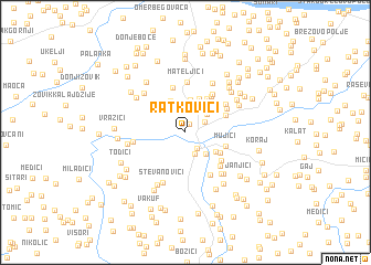 map of Ratkovići