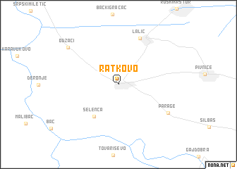 map of Ratkovo