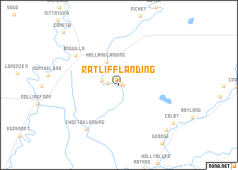 map of Ratliff Landing