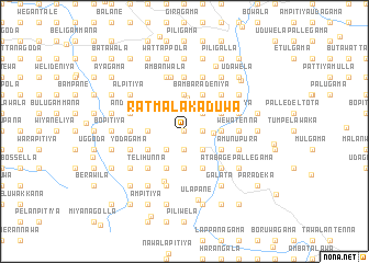 map of Ratmalakaduwa