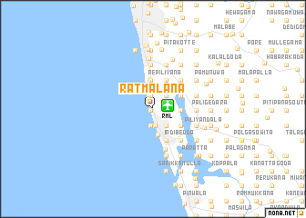 map of Ratmalana