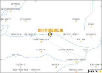 map of Ratmirovichi