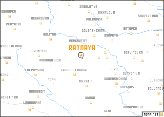 map of Ratnaya