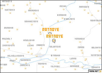 map of Ratnoye