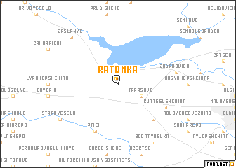 map of Ratomka