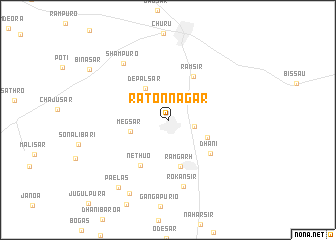 map of Ratonnagar