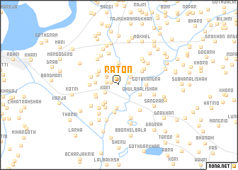 map of Raton