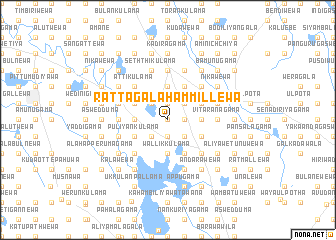 map of Rattagala Hammillewa