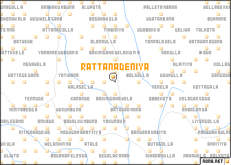 map of Rattanadeniya