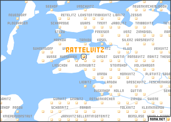 map of Rattelvitz