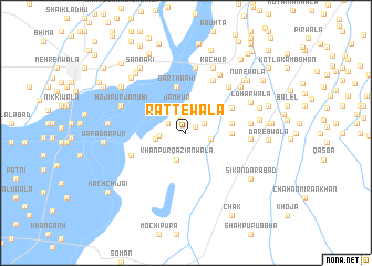 map of Rattewāla