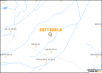 map of Rattewāla