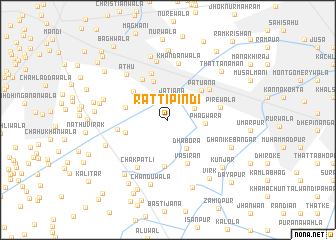 map of Ratti Pindi