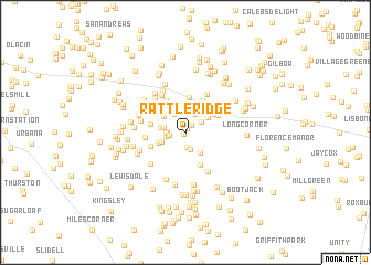 map of Rattle Ridge