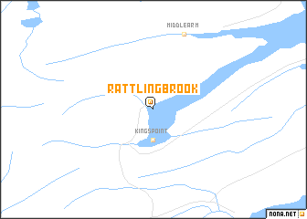 map of Rattling Brook