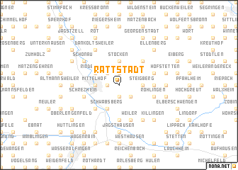 map of Rattstadt