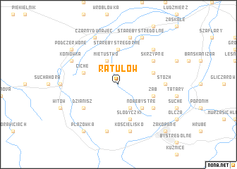 map of Ratułów