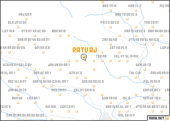 map of Ratvaj