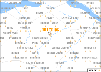 map of Ratyniec