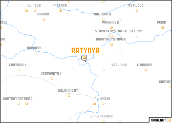 map of Ratynya