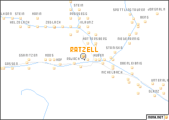 map of Ratzell