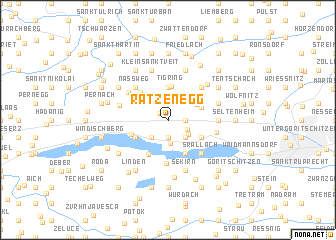 map of Ratzenegg