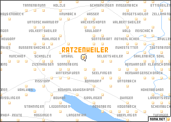 map of Ratzenweiler