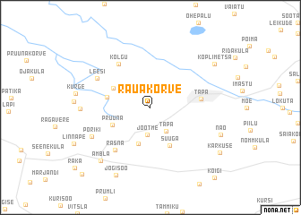 map of Rauakõrve