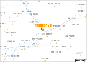 map of Raubonys