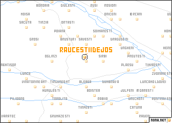 map of Răuceştii de Jos