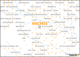 map of Rauchegg