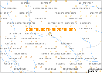 map of Rauchwart im Burgenland