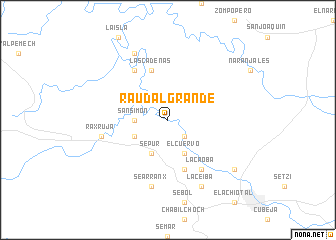 map of Raudal Grande