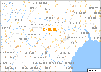 map of Raudal