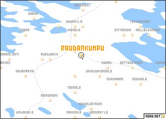 map of Raudankumpu