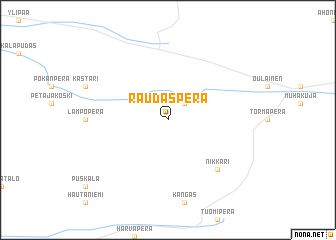 map of Raudasperä