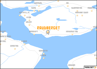 map of Raudberget