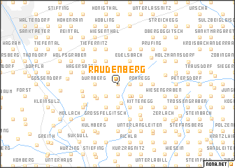 map of Raudenberg