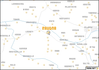 map of Raudna