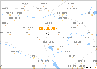 map of Raudovka