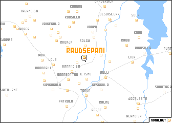 map of Raudsepani