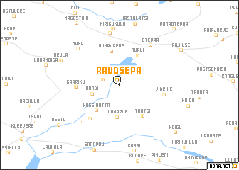 map of Raudsepa