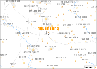 map of Rauenberg