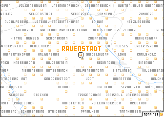 map of Rauenstadt