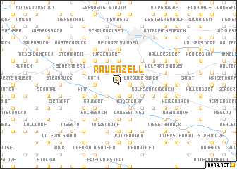 map of Rauenzell