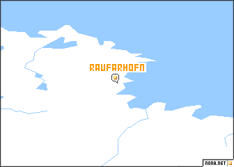 map of Raufarhöfn