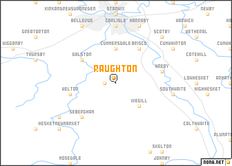 map of Raughton