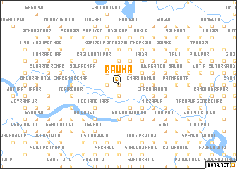 map of Rauha