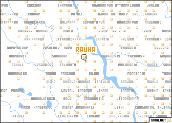 map of Rauha