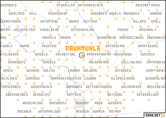 map of Rauhmühle